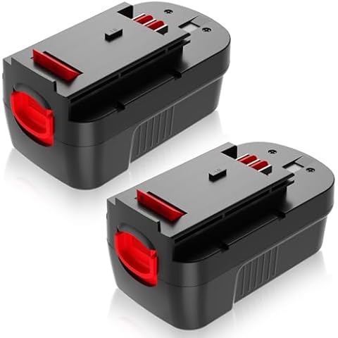2Packs [Upgraded to 3600mAh] HPB18 Replacement for Black and Decker 18V Battery Ni-Mh Compatible with 18 Volt Black Decker Battery HPB18 244760-00 A1718 FS18FL FSB18 Firestorm Cordless Power Tools Cover