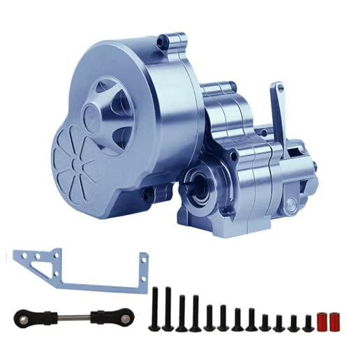 RC�J�[�p�[�c Compatible With Axial For SCX10 AX10 For Wraith 1/10 RC �N���[���[ �J�[ �g���b�N �p�[�c ���^�� �g�����X�~�b�V���� �J�b�g�I�t �M�A�{�b�N�X �M�A�t��(Blue)