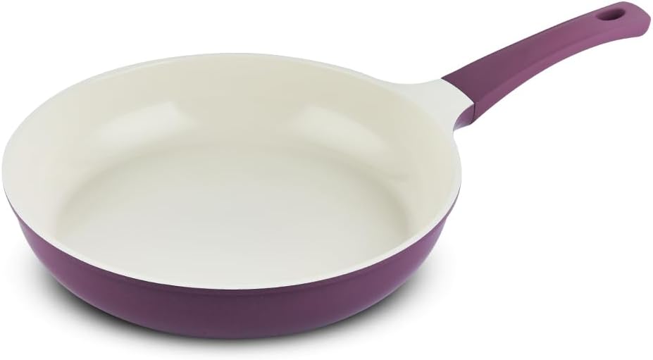 UPIT Non Stick Ceramic Frying Pan Skillet | Scratch-Resistant PFOA & PFOS Free Non Toxic Pan for Cooking | Compatible with Induction, Gas & Electric Stovetops (11 IN)