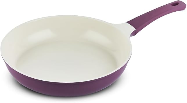UPIT Non Stick Ceramic Frying Pan Skillet | Scratch-Resistant PFOA & PFOS Free Non Toxic Pan for Cooking | Compatible with Induction, Gas & Electric Stovetops 11 IN