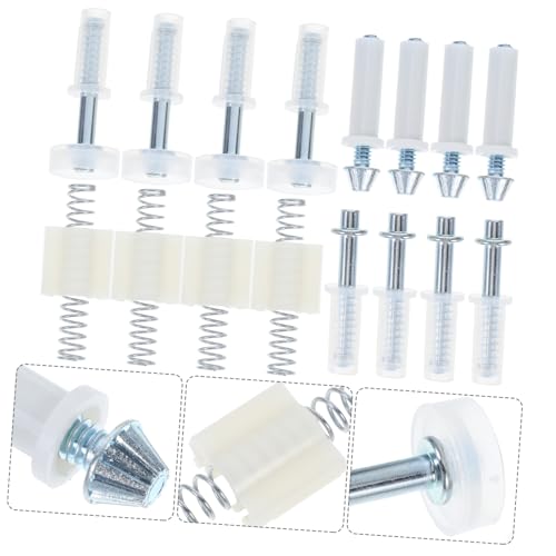 Kit de reparación para puertas plegables Veemoon, 16 piezas, ruedas y pivotes de reemplazo para puertas correderas de armario, instalación fácil y funcionamiento suave miniatura 7