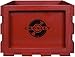 Crosley AC1004A-RE Record Storage Crate Holds up to 75 Albums, Red