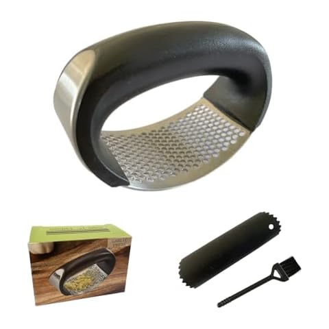 Magla Garlic Crusher Set with Peeler Cover