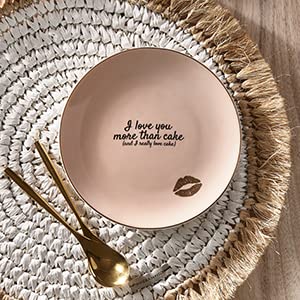 Riviera Maison I Love You More Than Cake Plate Cover