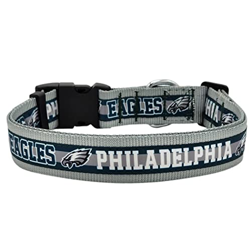 NFL PET Collar Philadelphia Eagles Dog Collar, X-Large Football Team Collar for Dogs & Cats. A Shiny & Colorful Cat Collar & Dog Collar Licensed by The NFL — view 2