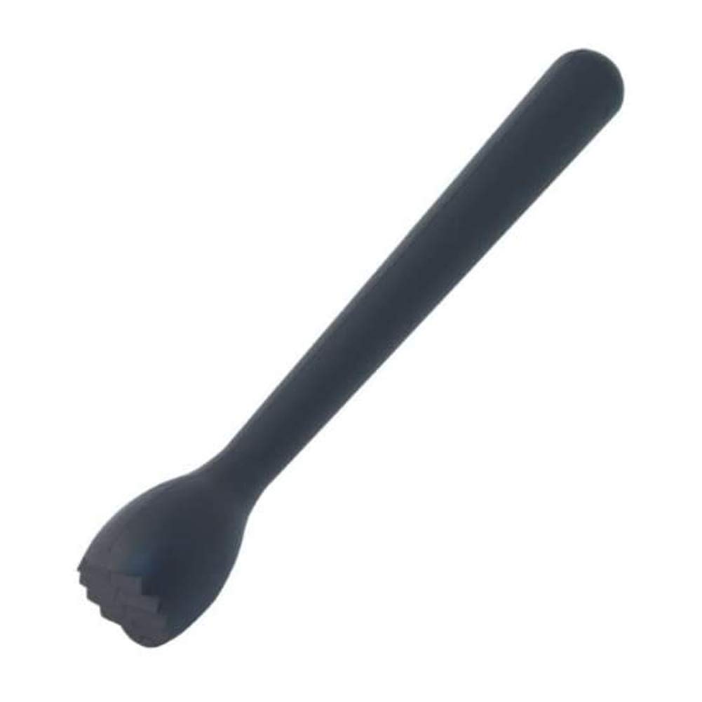 Olympia D868 Plastic Cocktail Muddler, Black, 210mm X 35mm X 35mm