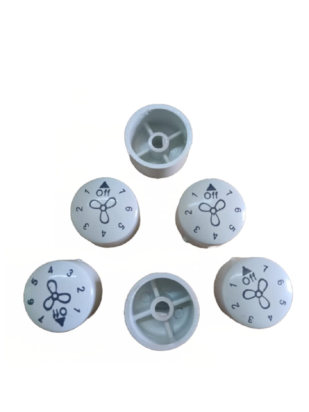 SEER Fan Speed Controller Knob" Regular Size: 15 Unit's fan regulator knob fan regulator cap fan switch knob ceiling fan regulator knob PACK of 15 SMALL SIZE-image-2