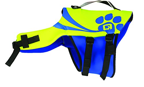 O'Brien Pet Life Vest, Medium, Yellow/Blue
