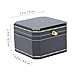 Uonlytech Blue Decorative Jewelry Storage Box for Rings and Bracelets Elegant European Style Organizer for Home Bedroom and Party Use Jewelry Container with Unique Fashion Design