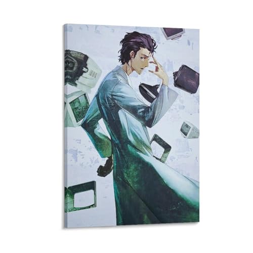 60×90cm STEINS GATE �p�l�� �����ϑ��Y �A�[�g�t���[�� �|�X�^�[ ���_�� �L�����o�X �ؘg�Z�b�g�Ǌ|�� �Ǐ��� �C���e���A �{�[�h �������� �A�j�� ���� �������� �a���� �v���[���g