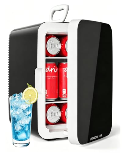 Image of Antarctic Star 10L Compact Mini Fridge, 2.6 Gal Portable Small Refrigerator
