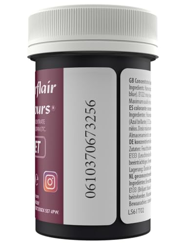 Sugarflair Food Colouring Paste Claret, Concentrated Spectral Food Colouring for Buttercream, Sugar Paste, Royal Icing, Cake Mixes, Macarons and More! - 25g