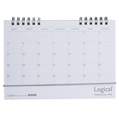 ナカバヤシ 手帳 2023 ロジカルダイアリー リングタイプ B6 ホワイト CLT-B602-23W