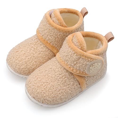 FEETCITY Fleece Ankle Booties