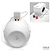 Waterproof Marine Wakeboard Tower Speakers - 6.5in Dual Subwoofer Speaker Set and 1” Tweeter with 200 Watt Power - 2-way Boat Audio Stereo System with Mounting Bracket - 1 Pair - PLMRW65 (White)