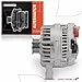 A-Premium Alternator Compatible with Ford Crown Victoria 2003-2005 & Lincoln Town Car 2003-2005, 4.6L, 12V 200A 6-Groove Pulley Clockwise, Replace# 8315200