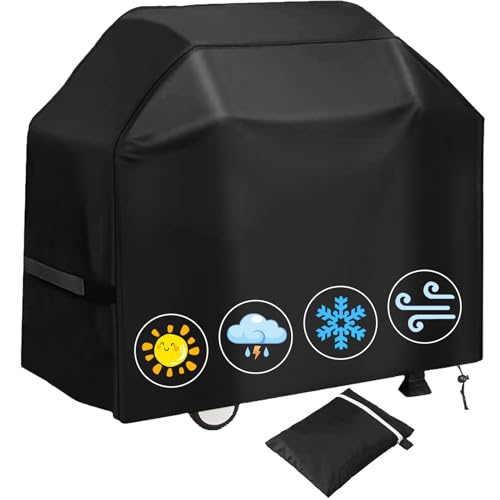 Moseem BBQ Cover 145x61x117 cm, Barbecue Covers 3-4 Burner Gas BBQ Covers,Waterproof,...