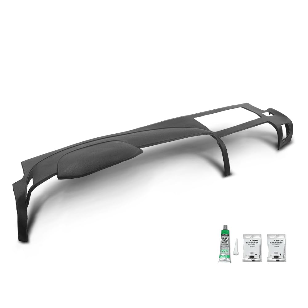 Photo 1 of ANDPLAY Dash Cover Dashboard Compatible with Chevy Silverado GMC Sierra 2007-2013,Fit Dual Glovebox Style Dashes Only Black