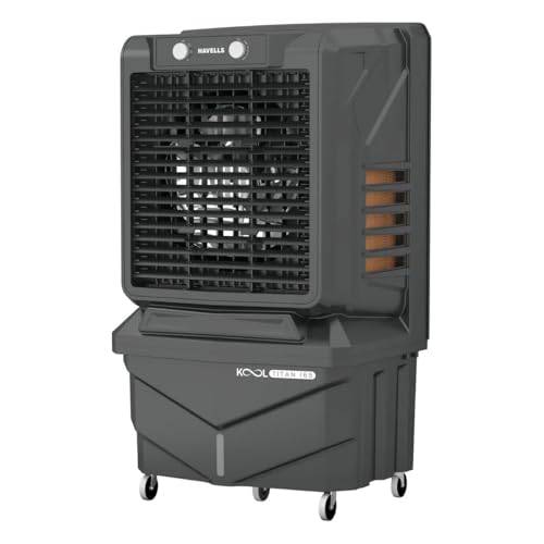 Image of Havells KoolTitan 165L Premium Commercial Air Cooler | Dual Flow Technology | Powerful Air Delivery | Metal Blade Fan | Honeycomb Pads with Bacteria Shield | Auto Fill | Heavy Duty