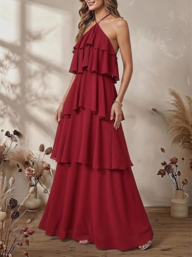 Image of SOLY HUX Women's Wedding Guest Maxi Dress