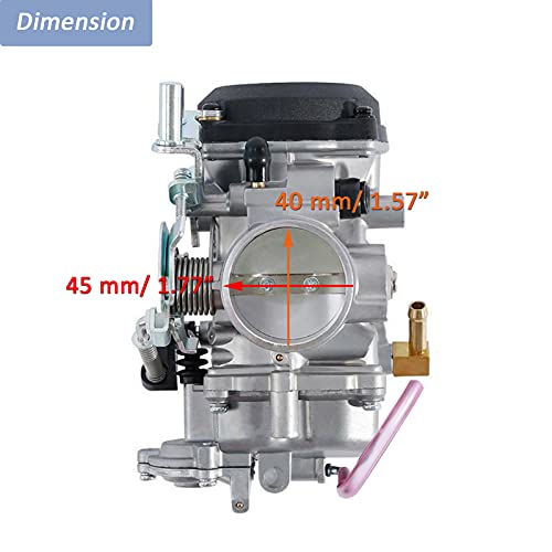 Igersaw 27421-99 Cv40 Carburetor For Harley Davidson Hd Sportster Xl883 Xl1200/ Softail/Touring/Dyna & Fxr/Road King Carb 27421-99 27490-04 27465-04 thumb #2