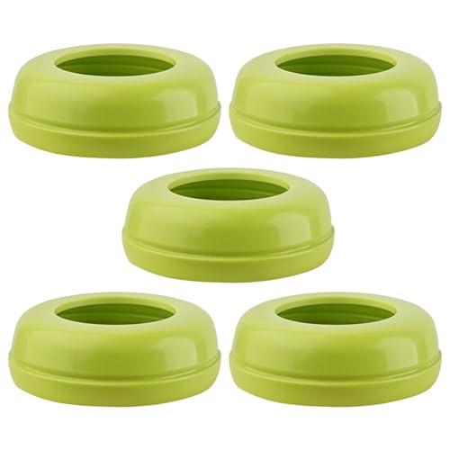 哺乳瓶用ネジリング ? ベビーボトル交換リング, 防漏キャップパーツ | 耐久性が高い食品安全素材を採用したセット, 授乳時間を快適にサポートしながらお出かけや保育園など様々なシーンで活躍する信頼できる赤ちゃん用アクセサリー