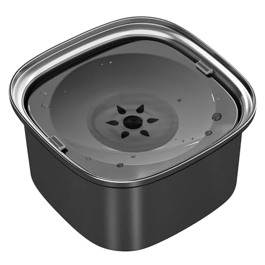UPSKY 3L Dog Water Bowl 101oz Stainless Steel No Spill Large Capacity Dog Food Water Bowl Slow Water Feeder, Spill Proof Pet Water Dispenser Vehicle Carried Travel Water Bowls