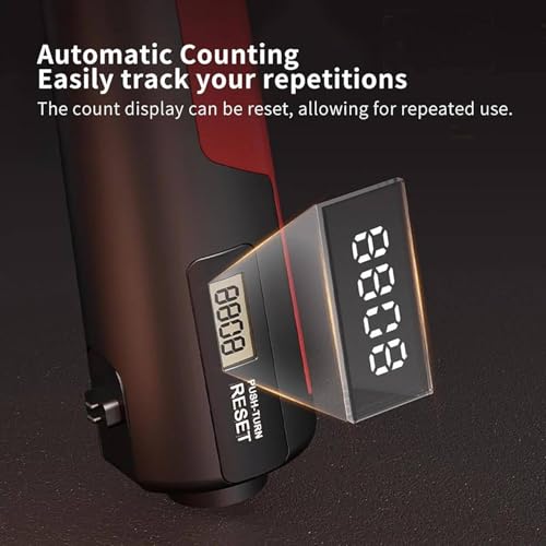 Image of 5KG To 100KG Weight Adjustable Hight Quality Hand Gripper for Men & Women |Hand Grip|Finger Exerciser|Power Gripper|Hand Exerciser Equipment|Hand Strengtheners with Counter 4 hole finger gripper (Red)