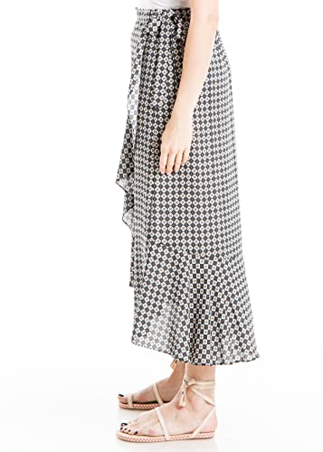 Max Studio Women's Crepe Maxi Ruffle Skirt2