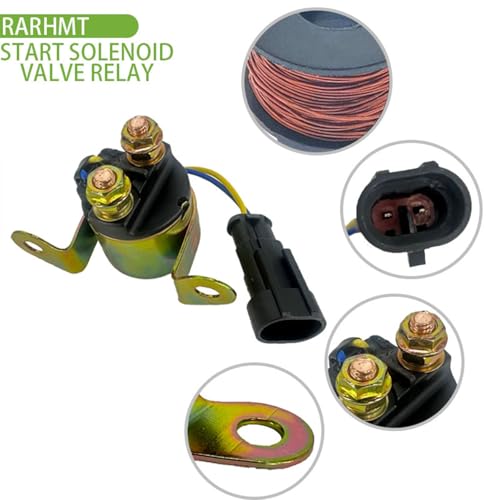 Image of Starter Solenoid Relay for Polaris Ranger RZR Sportsman 4010947 | Replaces 401200, fits Hawkeye Trailboss 325-1000cc ATV, copper contacts, heat resistant, plug-and-play OEM replacement