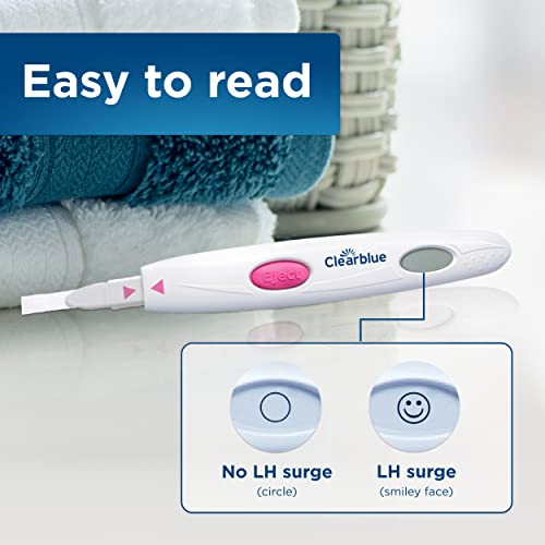 Clearblue Kit de prédicteur de test d'ovulation numérique, plus bonus