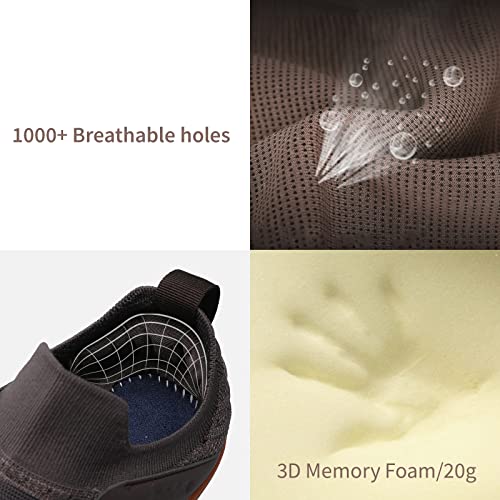 Image of relxfeet Men's Barefoot Shoes Minimalist Cross-Trainer Shoes Wide Toe Walking Shoes Zero Drop Sole Trail Running Sneakers
