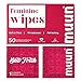 Muun Feminine Wipes Flushable - 50 Counts Individual Vaginal Wipes Ph Balance, Anti Itch Deodorant Hygiene Wrapped Personal Cleansing, Wet Wipes for Intimate, Butt