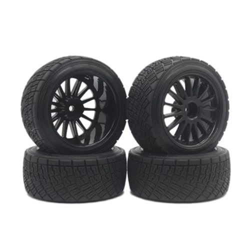 RC�J�[�p�^�C�� For HPI WR8 For Flux For Rally 3.0 110697 94177 1/10 1:10 4PCS 2.2�C���`�z�C�[�������n�u & 80MM�^�C�� RC�J�[�A�N�Z�T���[�����p(Black)