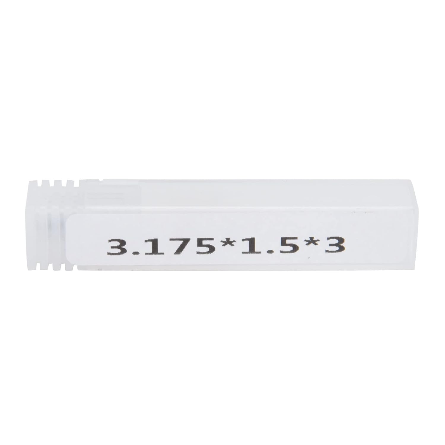 5Pcs Spiral Milling Cutter, Single Blade Tungsten Steel CNC Engraving Machine Tool, 3.175mm Shank Diameter with 1.5mm Head for Precision Wood Plastic Metal Carving