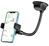 Car Phone Holder Mount,Cell Phone Holder Car with Industrial-Strength Strong Suction Cup,Gooseneck...