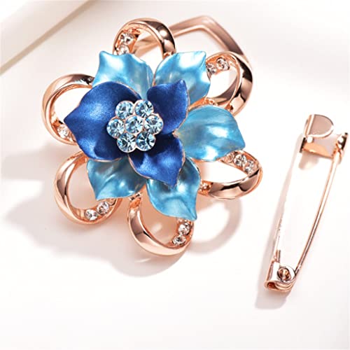Dames bijoux corsage épingle à aiguille écharpe accessoires de boucle métal