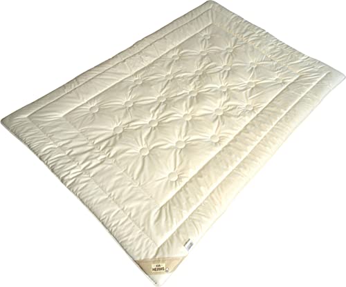 Garanta Duo-Leicht-Steppbett 100% Merino-Schurwolle Natur Größe 155x200 cm