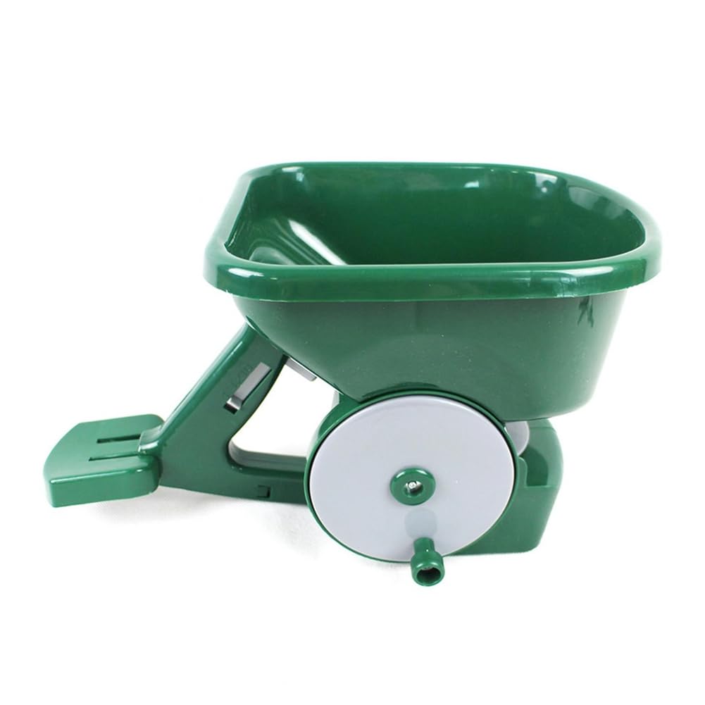 Jnchdghwa Manual Seed Spreader Seeder 3L Capacity with 5 Gears Adjustable for Gardening for Sowing Fertilizing Melting Snow