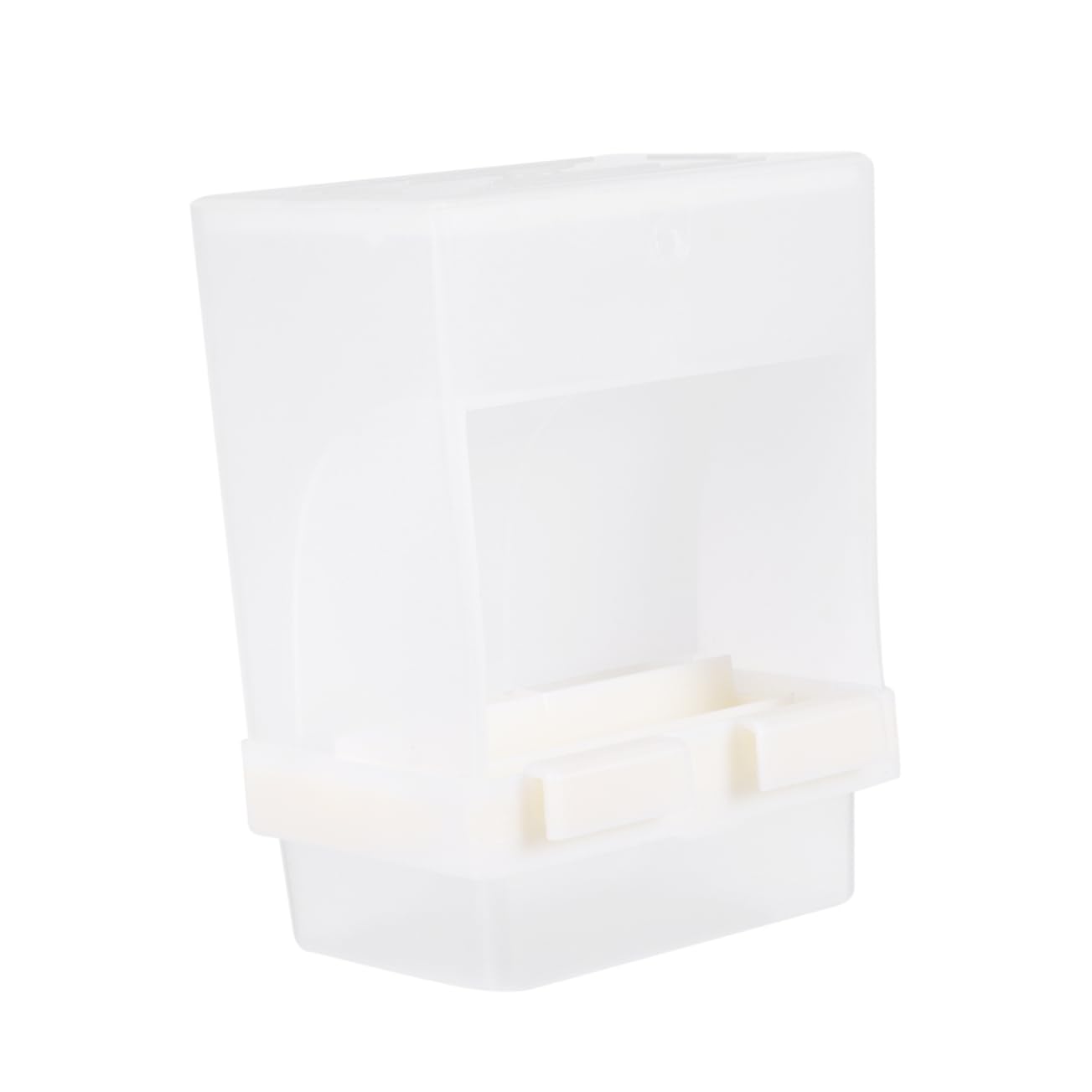 HEMOTON Parrot Food Bowl Automatic Pet Feeder Easy Cleaning and Durable Plastic