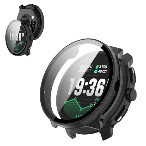 KONXISA SUUNTO Race 2 Watch p P[X Jo[ KONXISA 9H KXtB n[hPCP[X y h~ h~ یVFƃt ̌^ (ubN)