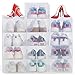 SIYINGSAERY Cajas de Zapatos Transparentes, 24 Pzs Organizador de Zapatos, Plegable y Apilable, Cajas Plastico Zapatos Engrosada, Caja Zapatero para Guardar Zapatillas, Tacones y Botas (Talla 40)