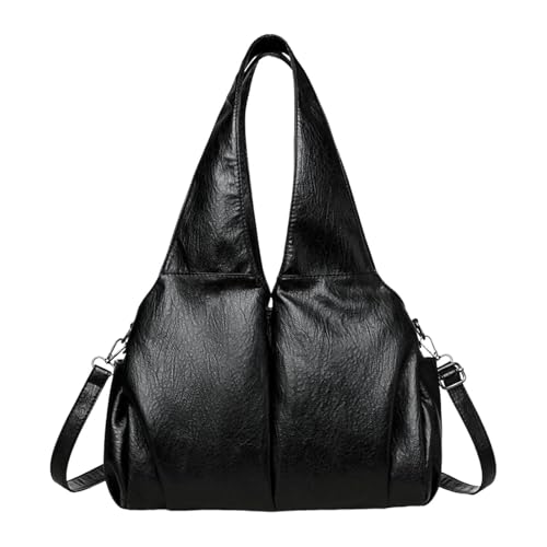 Sac bandoulière en cuir PU spacieux et élégant pour organiser vos affaires quotidiennes