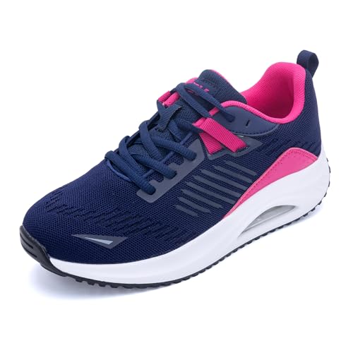 Image of Gyeice Women's Walking Shoes Arch Support Orthotic Breathable Tennis Sneakers for Plantar Fasciitis Pain Relief US 5.5-11