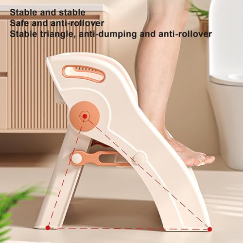 Tabouret de salle de bain pliable 2 marches portable et compact - 5