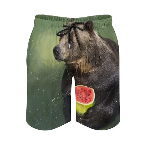Maillot de bain séchage rapide shorts de bain homme pastèque