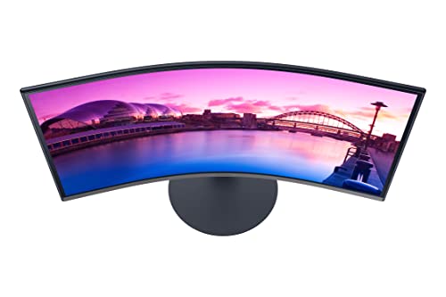 Samsung 32-Inch S39C Series Fhd Curved Gaming Monitor, 75Hz, Amd Freesync, Game Mode, Advanced Eye Comfort, Frameless Display, Built In Speakers, Slim Metal Stand, Ls32C392Eanxgo, 2023, Black #TOP4