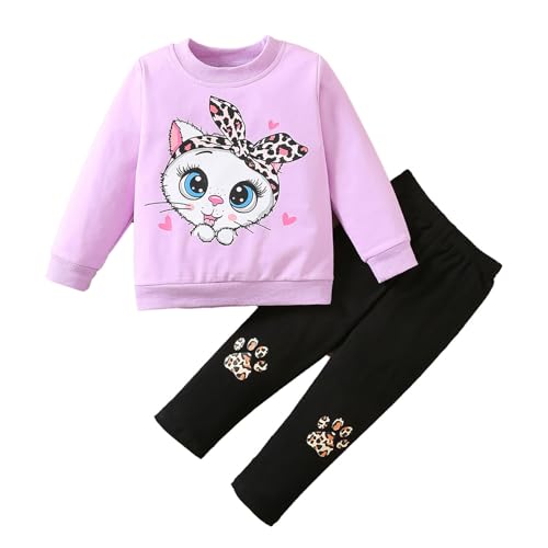Blusa de manga larga para niña de leopardo: la solución cómoda y abrigada para el invierno
