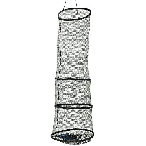 Red de Pesca Plegable de 4 Capas Red de Malla Plegable Camarón Aparejos de Pesca Red de Pesca Minnow para Mantener Vivos los Peces