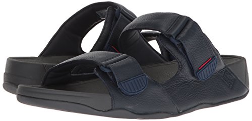 Image of FitFlop Men's Gogh Moc Slide Leather Sandal
